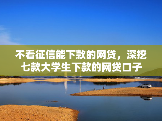 不看征信能下款的网贷，深挖七款大学生下款的网贷口子