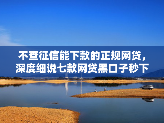 不查征信能下款的正规网贷，深度细说七款网贷黑口子秒下款可靠吗