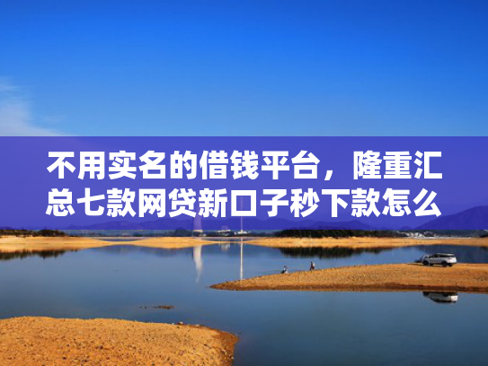 不用实名的借钱平台，隆重汇总七款网贷新口子秒下款怎么办