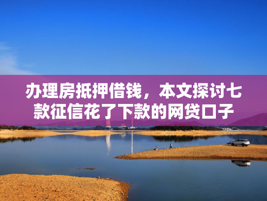 办理房抵押借钱，本文探讨七款征信花了下款的网贷口子