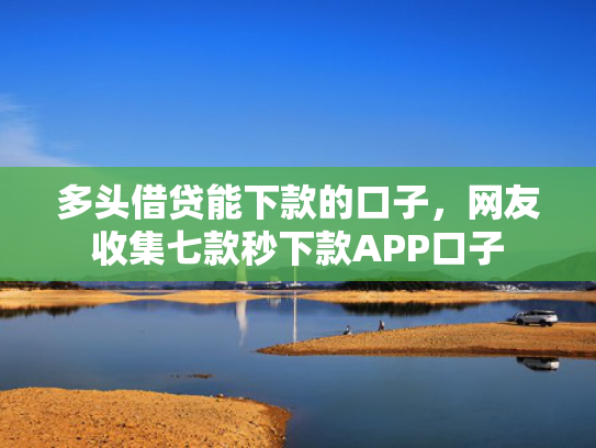 多头借贷能下款的口子，网友收集七款秒下款APP口子
