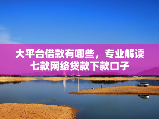大平台借款有哪些，专业解读七款网络贷款下款口子