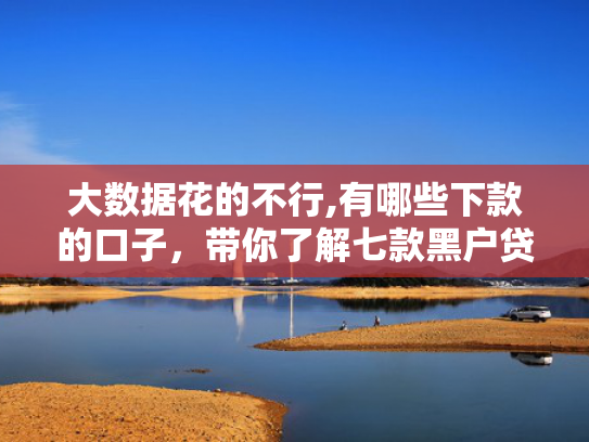 大数据花的不行,有哪些下款的口子，带你了解七款黑户贷款下款口子