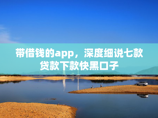 带借钱的app，深度细说七款贷款下款快黑口子