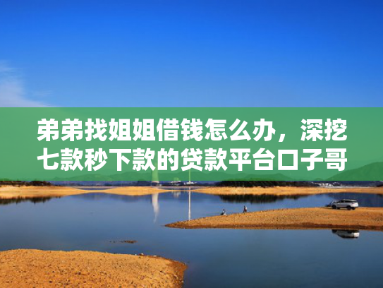 弟弟找姐姐借钱怎么办，深挖七款秒下款的贷款平台口子哥