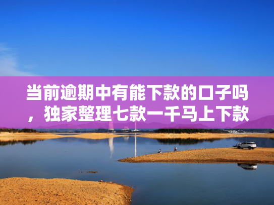 当前逾期中有能下款的口子吗，独家整理七款一千马上下款的贷款口子