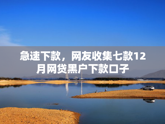 急速下款，网友收集七款12月网贷黑户下款口子
