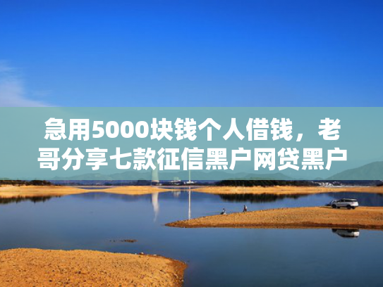 急用5000块钱个人借钱，老哥分享七款征信黑户网贷黑户能下款
