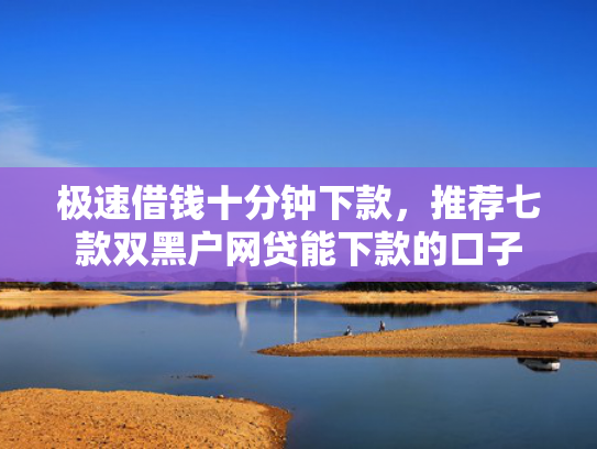 极速借钱十分钟下款，推荐七款双黑户网贷能下款的口子