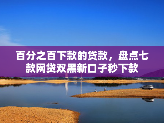 百分之百下款的贷款，盘点七款网贷双黑新口子秒下款
