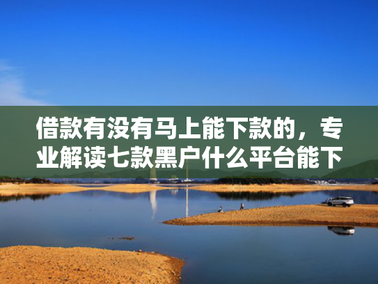 借款有没有马上能下款的，专业解读七款黑户什么平台能下款
