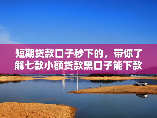 短期贷款口子秒下的，带你了解七款小额贷款黑口子能下款吗