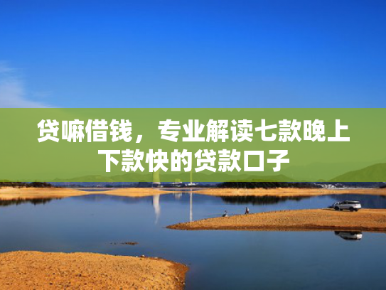 贷嘛借钱，专业解读七款晚上下款快的贷款口子