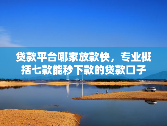 贷款平台哪家放款快，专业概括七款能秒下款的贷款口子
