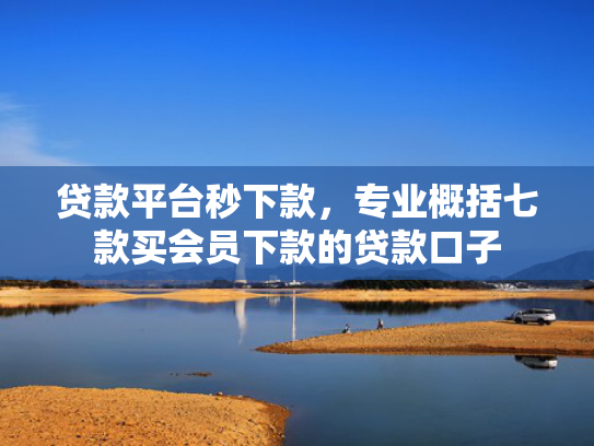 贷款平台秒下款，专业概括七款买会员下款的贷款口子