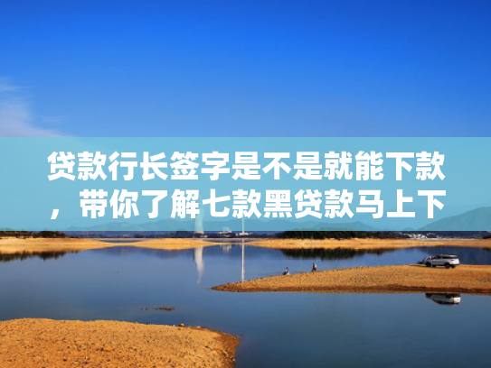 贷款行长签字是不是就能下款，带你了解七款黑贷款马上下款的口子