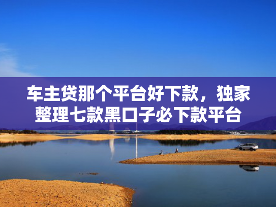 车主贷那个平台好下款，独家整理七款黑口子必下款平台