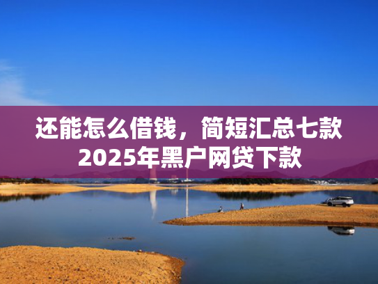 还能怎么借钱，简短汇总七款2025年黑户网贷下款