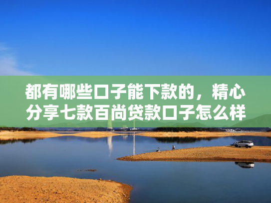 都有哪些口子能下款的，精心分享七款百尚贷款口子怎么样下款