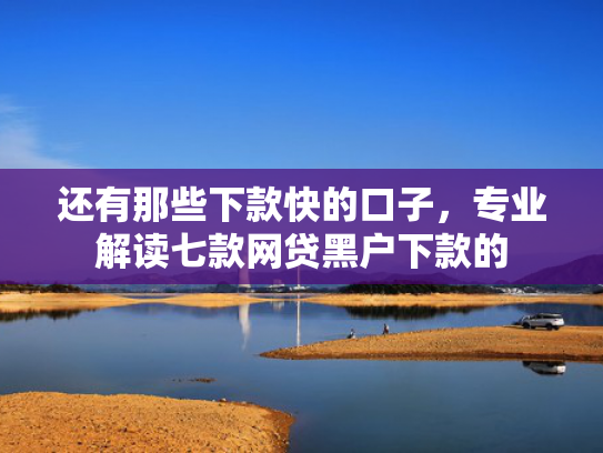 还有那些下款快的口子，专业解读七款网贷黑户下款的