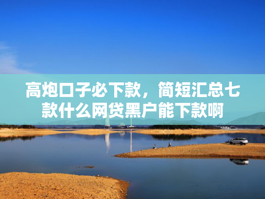 高炮口子必下款，简短汇总七款什么网贷黑户能下款啊