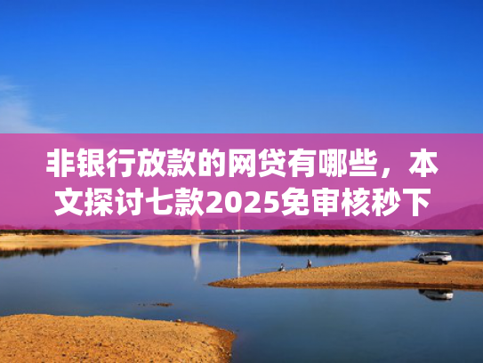非银行放款的网贷有哪些，本文探讨七款2025免审核秒下款口子app