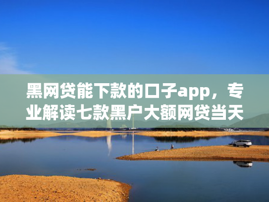 黑网贷能下款的口子app，专业解读七款黑户大额网贷当天下款