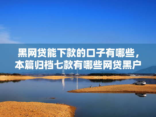 黑网贷能下款的口子有哪些，本篇归档七款有哪些网贷黑户好下款