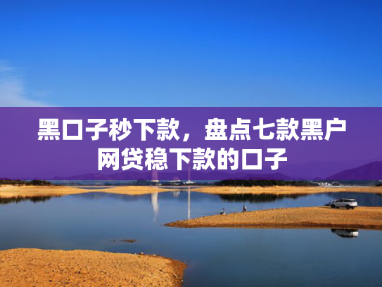 黑口子秒下款，盘点七款黑户网贷稳下款的口子