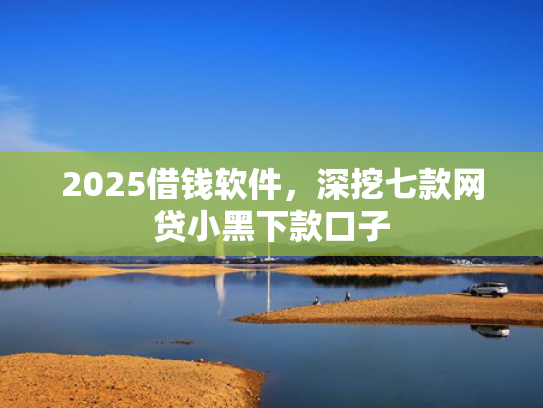 2025借钱软件，深挖七款网贷小黑下款口子
