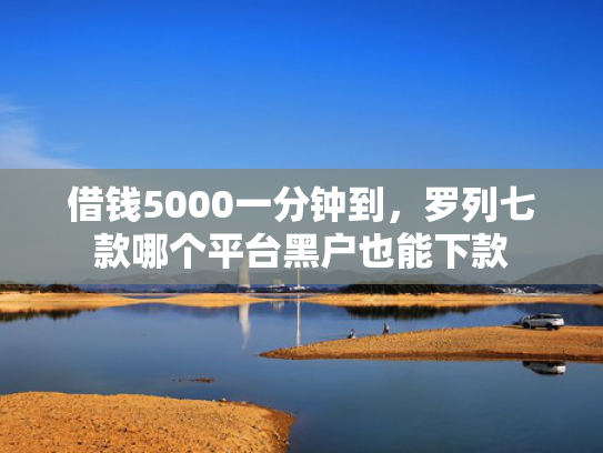 借钱5000一分钟到，罗列七款哪个平台黑户也能下款