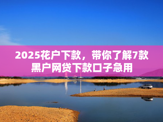 2025花户下款，带你了解7款黑户网贷下款口子急用