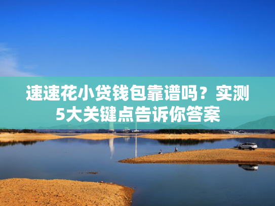 快速下款的平台总结5个大数据花秒拒能下款的口子